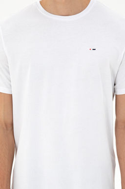 Мужская белая базовая футболка Неожиданная скидка в корзине - U.s. polo assn фото 6