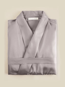 Халат женский SL HOME, размер XL, модал, серо-бежевый