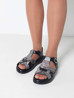 Босоножки 2028.2530bl. Черный черный-ибица