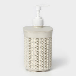 Дозатор для мыла «Вязание», 500 мл, белый ротанг