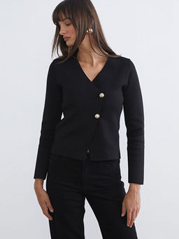 Kruvaze Yaka Kad?n Triko H?rka