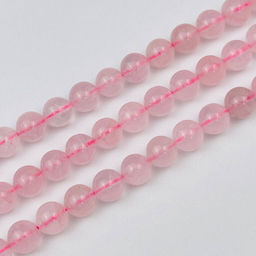 Бусины дляукрашений и Розового кварца (39 бусин)