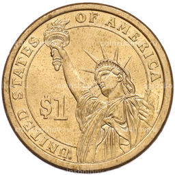 Монета 1 доллар 2007 года (P) США 1-й президент США Джордж Вашингтон