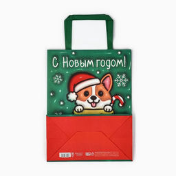 Цена за 2 шт. Пакет подарочный новогодний Новый год, 20?11?27.5 см