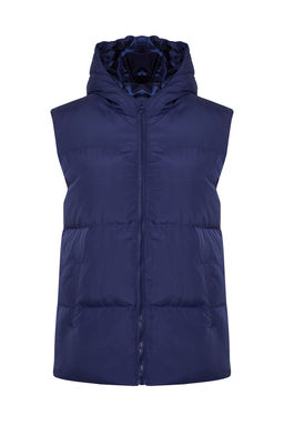 TRENDYOLMILLA Koyu Mavi Oversize Kapusonlu Su Itici Sisme Yelek TWOAW24YE00019  фото 7