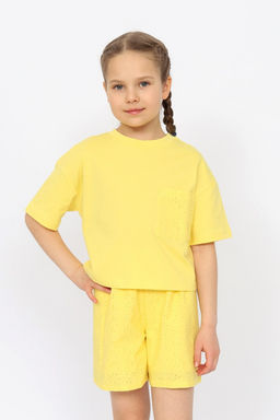 CRB wear/ CSJG 63798-30-399 Футболка для девочки,желтый/Ex.Cherubino