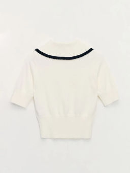 Джемпер с отложным воротником / Zarina  фото 2