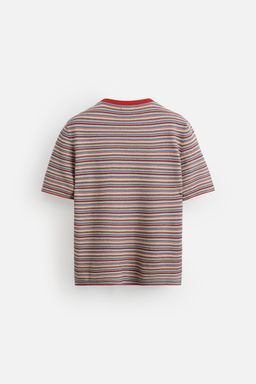 STRIPED KNIT T-SHIRT - Zara фото 8