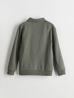 Polo Yaka Erkek ?ocuk Sweatshirt