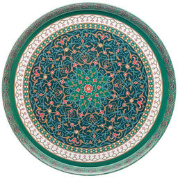 Поднос нерж. AGNESS 33*2,1 см "СУРА" арт. 898-036