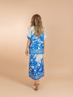 Костюм юбка и блузка (вискоза,лен) №25-209-2 (Лето-2025) - Ганг фото 4