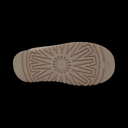 Тапочки на меху L160 бежевые