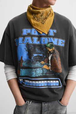 POST MALONE GRAPHIC T-SHIRT - Zara фото 5