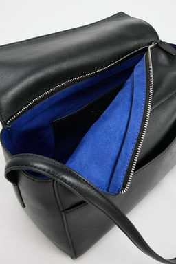 BOLSO DE HOMBRO PIEL / Negro