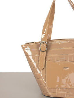 LACCOMA сумка WJB8739-коричневый эко кожа хлопок  фото 3