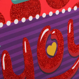 Пакет подарочный "LOVE" 18*23*8 см