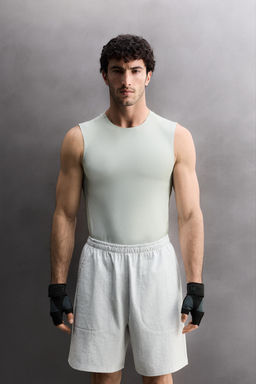 CAMISETA TANK PRIMERA CAPA / Verde agua - Zara фото 2