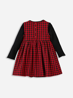 Bisiklet Yaka K?z Bebek Elbise