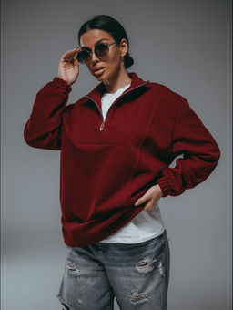 Брамея свитшот женский (черный) - Lovetex фото 17