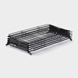 Решётка для глазирования и остывания кондитерских изделий KONFINETTA, 4 яруса, 43.5?25.5?8 см, чёрная  фото 6