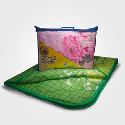 Одеяло "Лама" шерсть 1,5сп полиэстер в чемодане