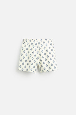 REGULAR GEOMETRIC PRINT SWIMMING TRUNKS - Zara фото 2