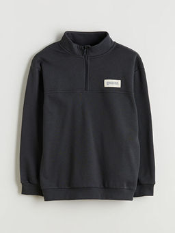 Dik Yaka Erkek ?ocuk Sweatshirt