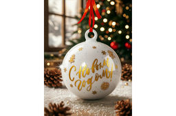 Ёлочная игрушка 10*10*11,8 см NEW BONE CHINA - Elan gallery фото 5