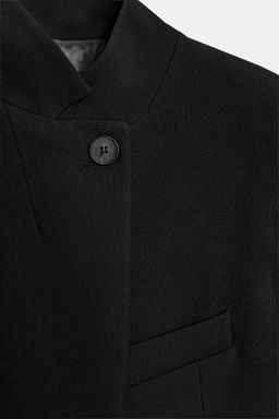BLAZER CROPPED MANGA CORTA ZW COLLECTION / Negro - Zara фото 9