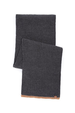 Мужской серый меланжевый шарф Неожиданная скидка в корзине