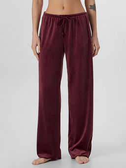 Комплект домашний женский велюровый бордовый - Mark formelle фото 8