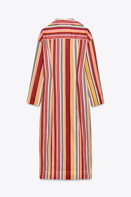 ZW COLLECTION STRIPED SHIRT DRESS - Zara фото 14
