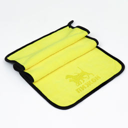 Полотенце для животных супервпитывающее, среднее, 400 г/м, 30 х 60 см, жёлтое - Пижон фото 5