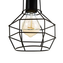 Люстра «Ортико» 1×60 Вт E27 черный 13×13×23 см BayerLux