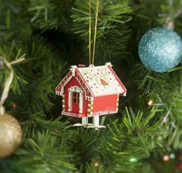 Елочные игрушки: Избушка на курьих ножках 3020
