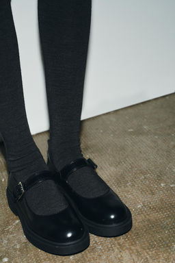 PLATFORM BUCKLE MARY JANE SHOES - Zara фото 2