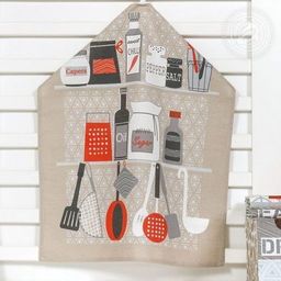 Полотенце 50*60 см. Время есть рогожка хлопок 100%