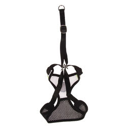 Шлейка регулируемая дышащая, светоотражающая, размер XL (ОШ 48-68; ОГ 58-72 см), чёрная - Пижон фото 5