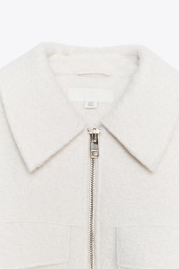 BOUCL_ JACKET WITH PATCH POCKETS - Zara фото 8