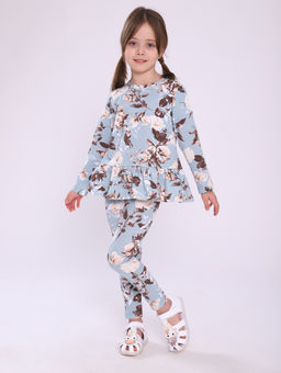 КМ151 Костюм Модница (голубой; белый) - Милаша фото 4