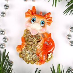 Магнит Дракон / 23573-1 /уп 36/576/ Символ года 2024 - Галеонтрейд фото 3