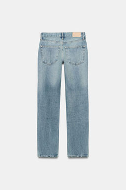 JEANS ZW COLLECTION SLIM TIRO BAJO / Azul claro - Zara фото 7