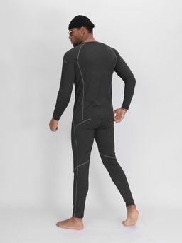 Комплект мужского термобелья без начеса темно-серого цвета 2213TC - FUYOUKAI фото 6