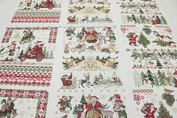 Рогожка Зимние развлечения, ш.1.5м, хлопок-100%, 165гр/м.кв, раппорт 63см - Купава фото 6