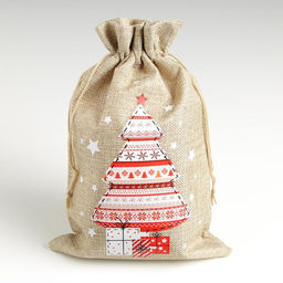 Цена за 5 шт. Мешок с термонаклейкой Подарки, 20 30 см +/- 1.5 см - Дарите счастье фото 4