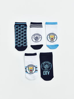 Manchester City Erkek ?ocuk Patik ?orap 5li