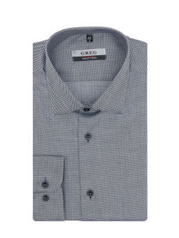 Сорочка мужская длинный рукав GREG 313/137/1339/Z/1 STRETCH фото 4