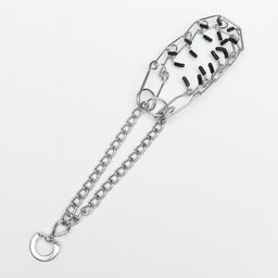 Ошейник - полуудавка строгий с защитными колпачками, 2,5 мм х 45 см - Пижон фото 3