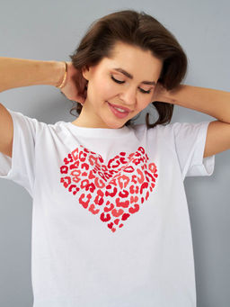 Футболка женская _ 12722/Heart - F5 фото 8