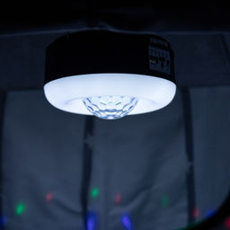 Садовый светильник на солнечной батарее Дискошар, 13613 см, 6 LED, пульт ДУ, свечение RGBW